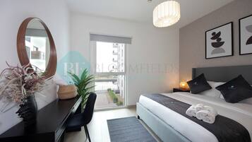 1 bedroom, in-room safe, iron/ironing board, free WiFi