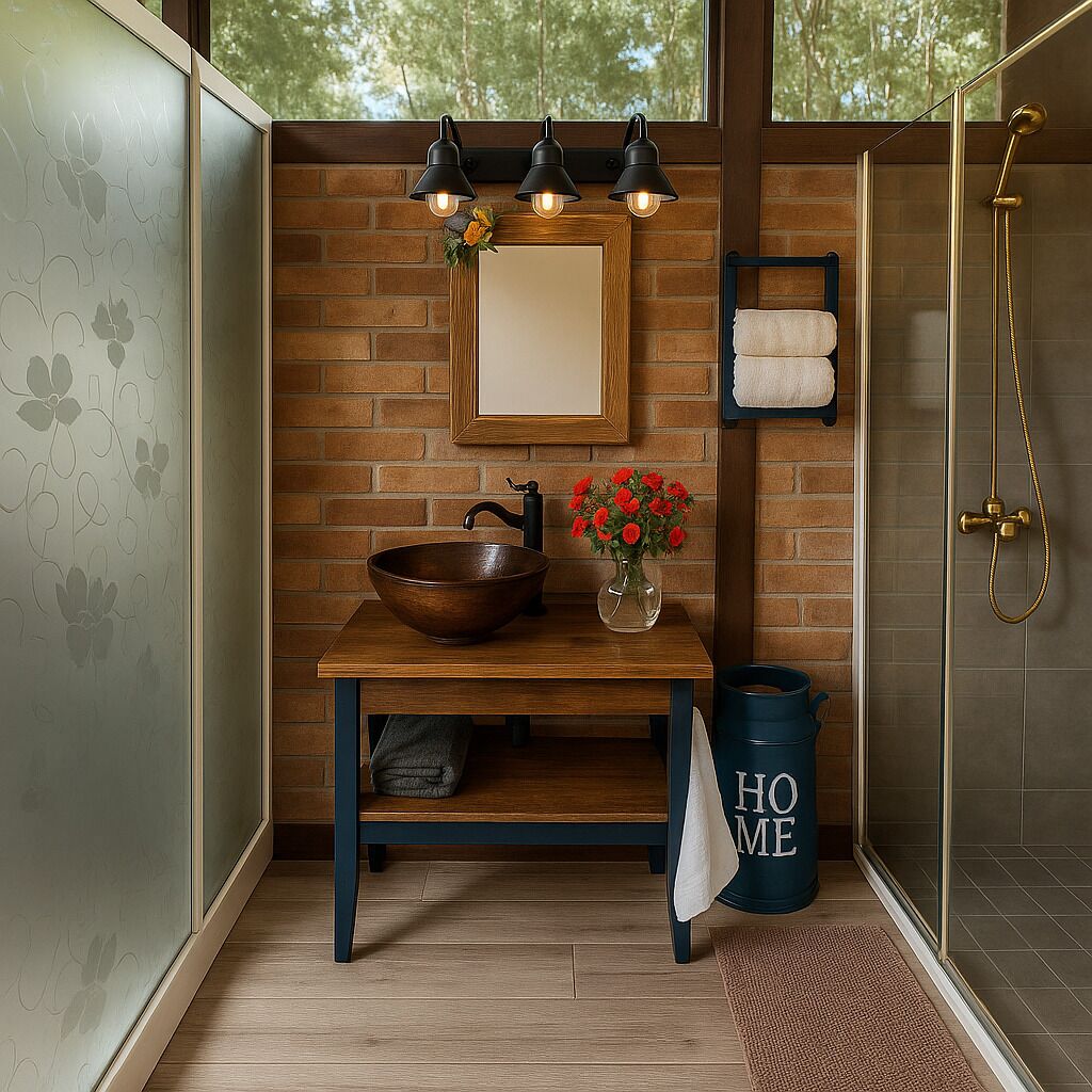 Douche, baignoire à jets, sèche-cheveux, bidet