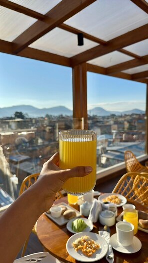 Kontinental frokost er inkludert hver dag