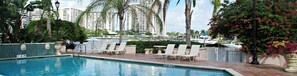 2 outdoor pools, sun loungers