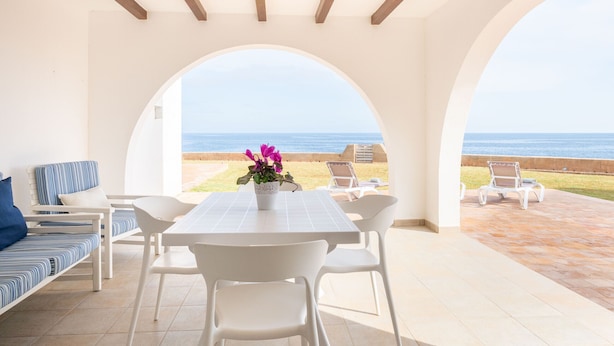 Outdoor dining - Apartment Dofi in Portocolom (Portocolom)