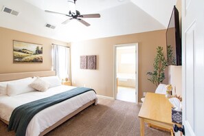 Desk, iron/ironing board, travel cot, free WiFi