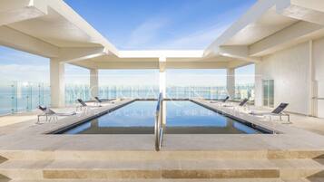 Una piscina climatizada