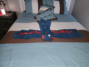 1 quarto, Wi-Fi de cortesia, roupa de cama