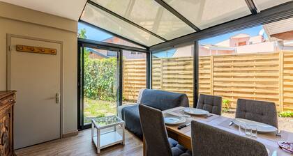 Charmantes 1★ Haus in Biscarrosse Plage – Privater Garten, 300 m vom Ozean entfernt