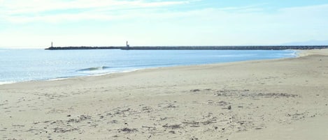 Tæt på stranden
