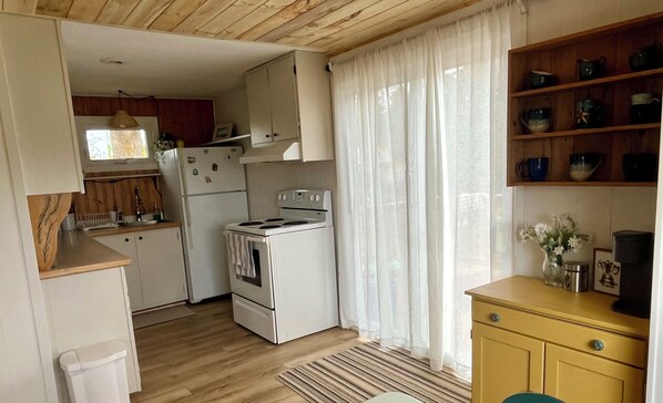 Microwave, oven, stovetop