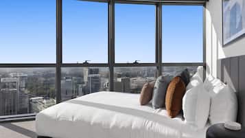 Premium bedding, iron/ironing board, free WiFi, bed sheets