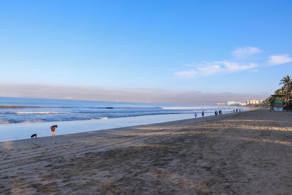 On the beach