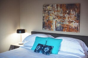 Desk, iron/ironing board, travel crib, free WiFi