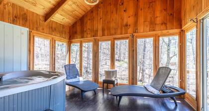 Spacious Chalet Near Stratton and Mt. Snow w/Indoor Hot Tub, Fireplace, Firepit