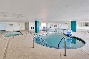 Indoor pool, outdoor pool