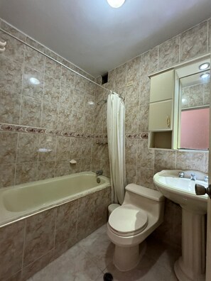 Dusche, Handtücher, Seife