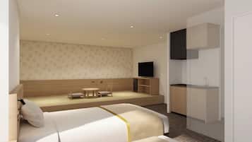 Down duvets, blackout curtains, iron/ironing board, free WiFi