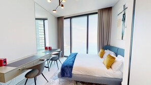 2 bedrooms, in-room safe, iron/ironing board, WiFi