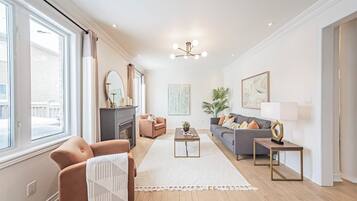 TV connectée, cheminée