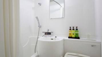 Hair dryer, towels
