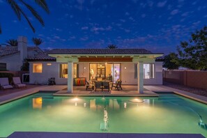 Una piscina riscaldata