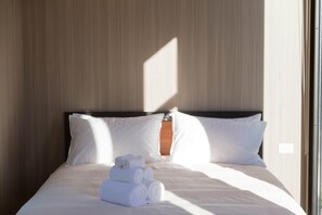 1 室のベッドルーム、WiFi、ベッドシーツ