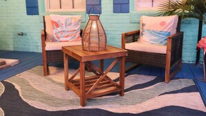Interior - Cozy Retreat , steps to the beach, heated pool , gulf views & huge party Deck (Panama City Beach)