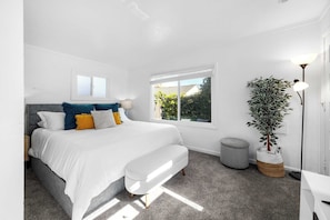 2 bedrooms, iron/ironing board, travel crib, WiFi