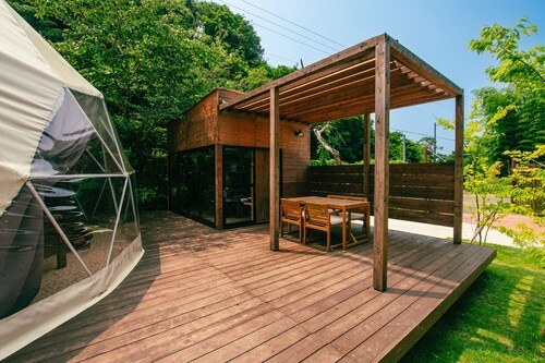 a 1 night 2 meals included Dome Tent | Weekday  / Sumoto City Hyōgo