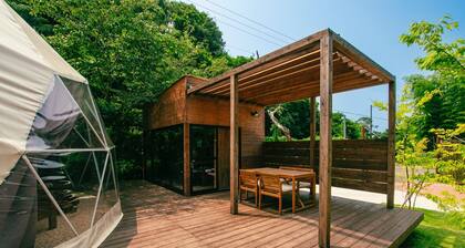 a 1 night 2 meals included Dome Tent | Weekday / Sumoto City Hyōgo