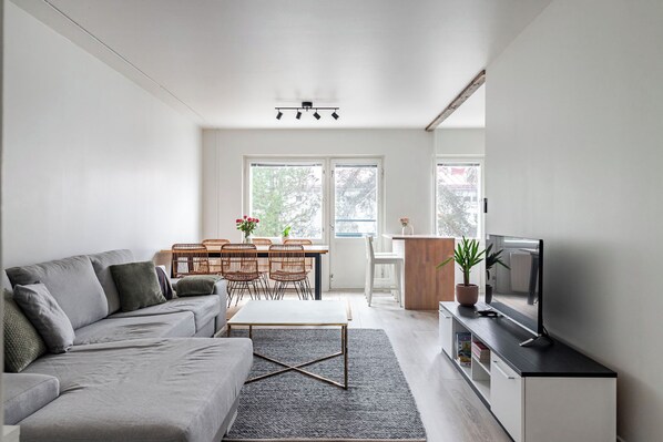Comfort-Apartment, Stadtblick | Wohnbereich