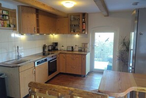 Microwave, oven, stovetop