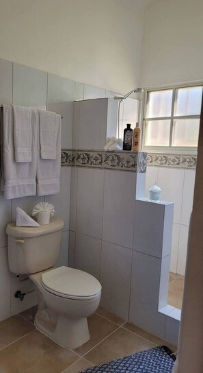 Towels, soap, toilet paper - 1-bedroom apartment with communal pool, parking, near all! (Sosúa)