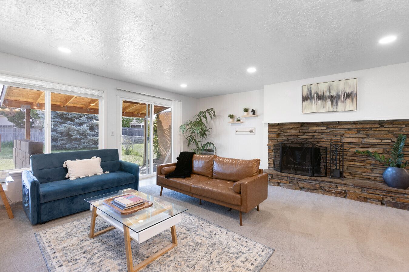 تلفزيون ذكي، مدفأة، كُتُب