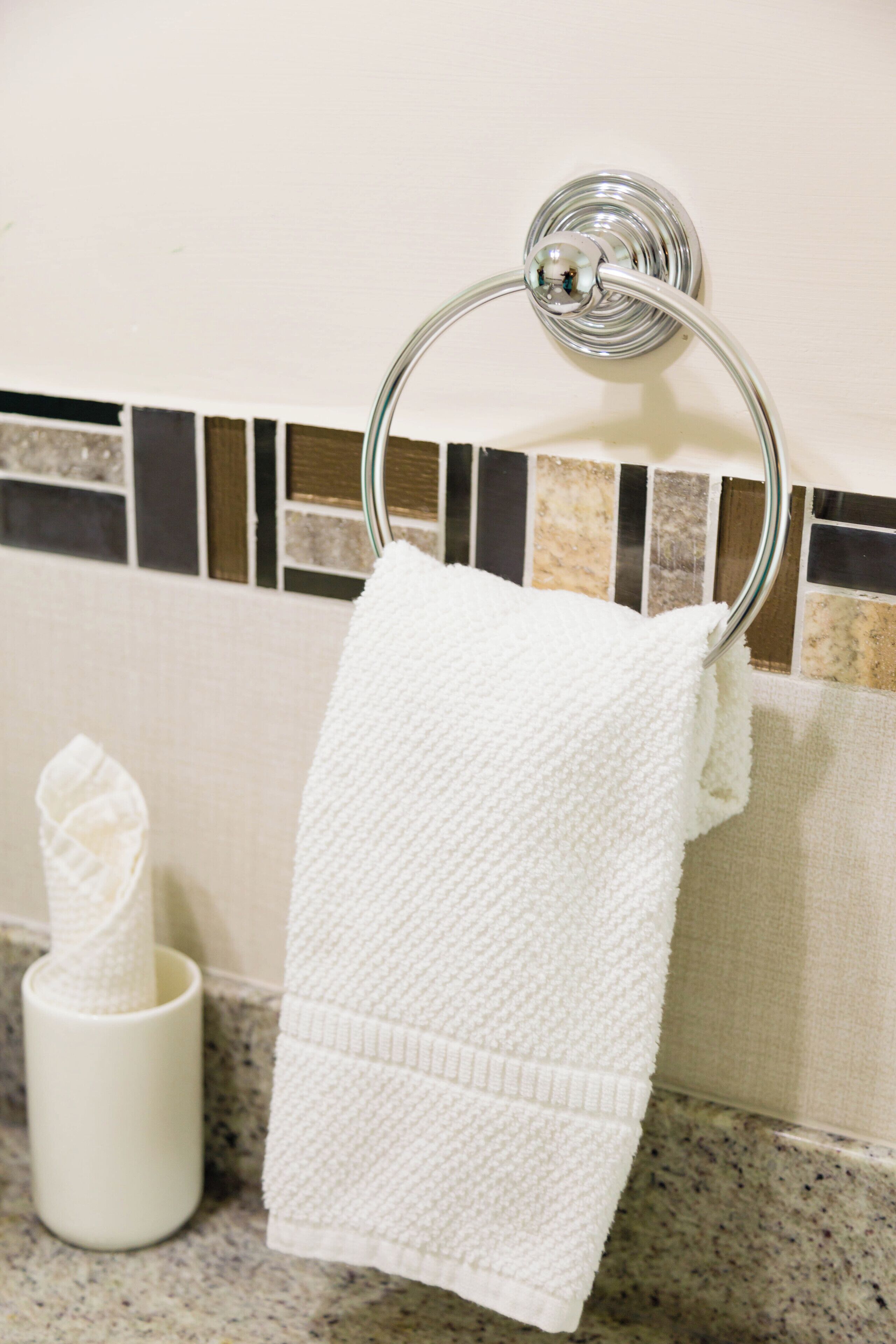 Superior Studio, Garden View | Bathroom | Hair dryer, towels, soap, toilet paper