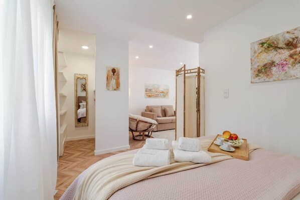 1 Schlafzimmer, Bügeleisen/Bügelbrett, Reisekinderbett, kostenloses WLAN