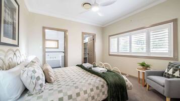 3 bedrooms, iron/ironing board, travel cot, WiFi