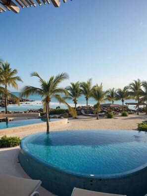 Pool - Elegant Oceanview Suite • Perfect Hideaway for Two (La Majahua)