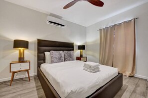 1 habitación, tabla de planchar con plancha, wifi y ropa de cama