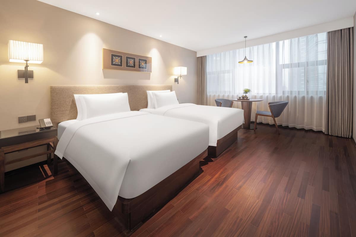 1 chambre, literie de qualité supérieure, couette en duvet d'oie