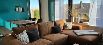 Ferienwohnung "Pusteblume", 70 qm mit Privatterrasse und Garten