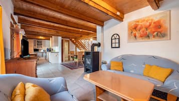 Télévision, cheminée