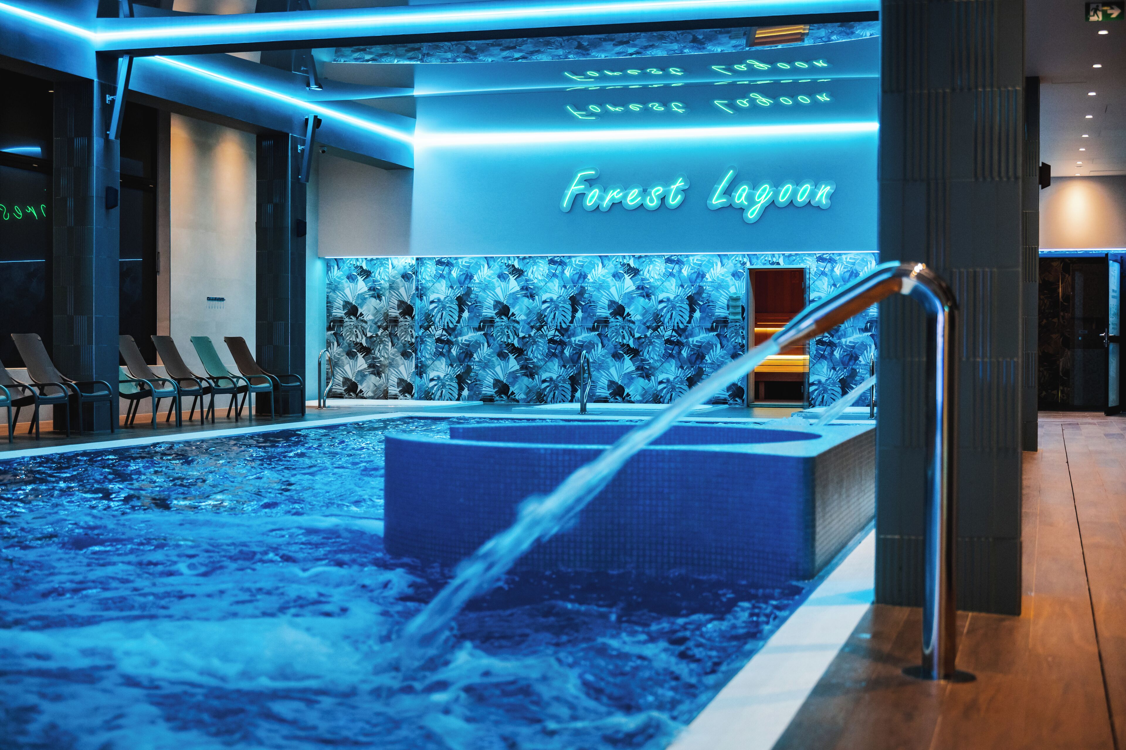 Piscina de natación o entrenamiento