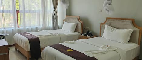 Chambre Deluxe double ou avec lits jumeaux, vue sur la ville | 1 chambre, coffre-fort pour ordinateur portable