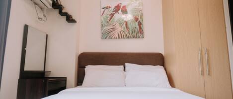 1 多间卧室、熨斗/熨衣板、WiFi、床单