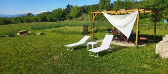Casina Rossa, nestled in the Tuscan countryside