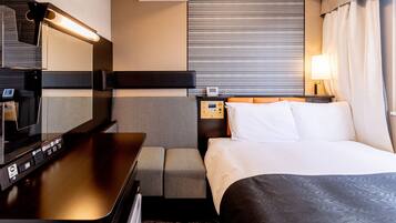 Premium bedding, down comforters, memory foam beds, desk