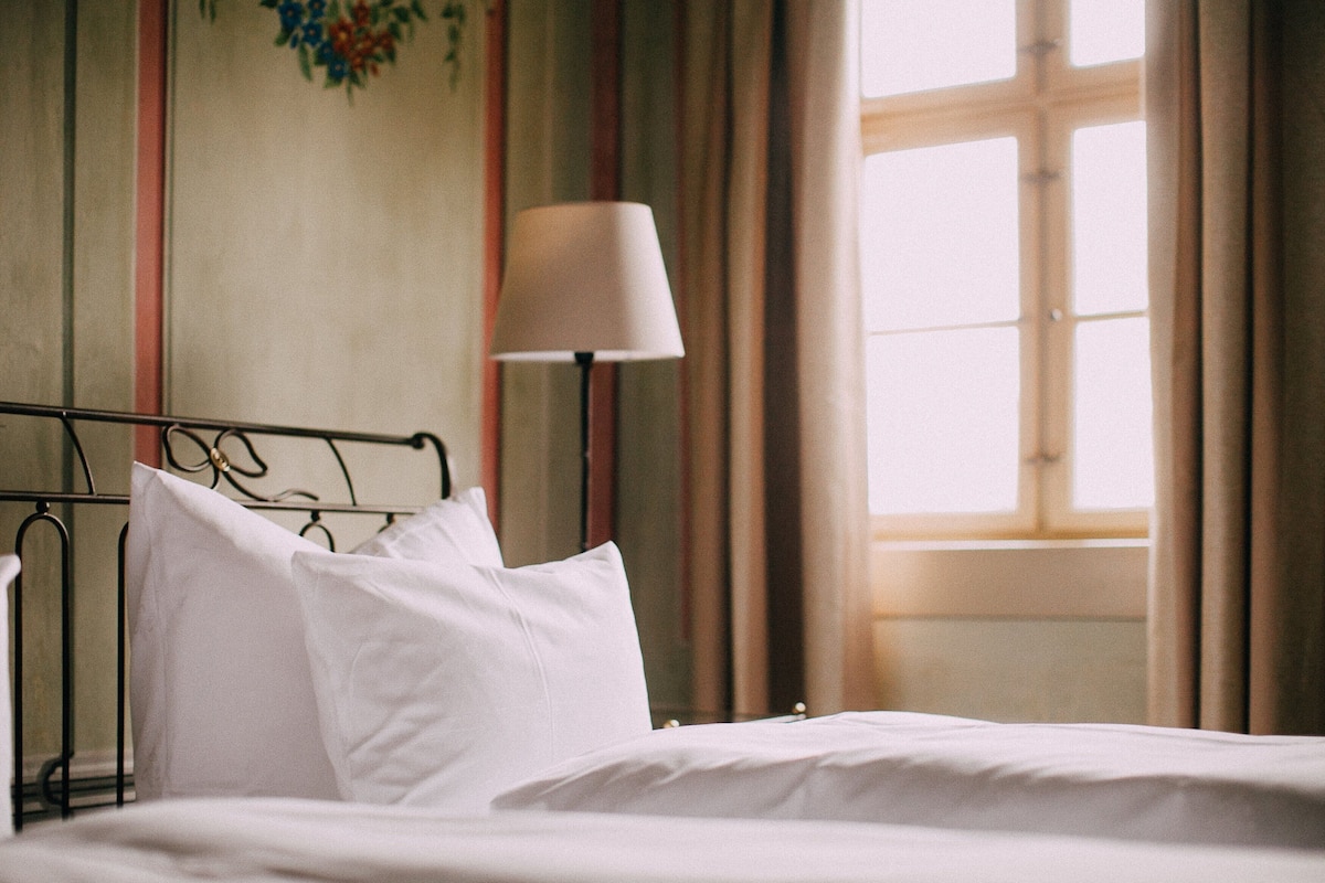 1 slaapkamer, hypoallergeen beddengoed, een kluis op de kamer