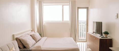 1 chambre, fer et planche à repasser, Wi-Fi, draps fournis