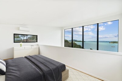 Waterfront with private beach access