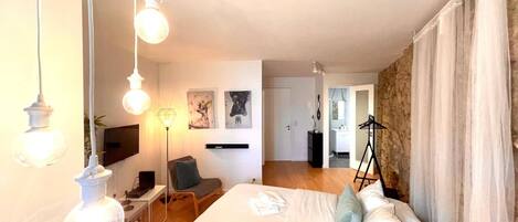 1 Schlafzimmer, Bügeleisen/Bügelbrett, Internetzugang, Bettwäsche