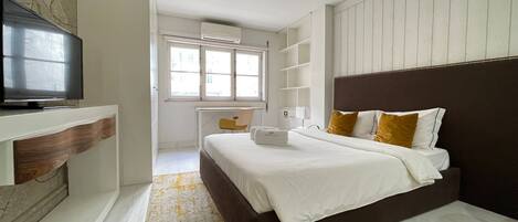 1 Schlafzimmer, Bügeleisen/Bügelbrett, Internetzugang, Bettwäsche