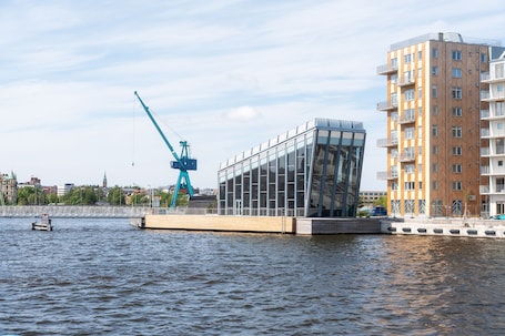 Außenbereich. Vander Aparthotel Inre Hamnen